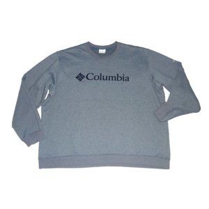 Columbia Sweatshirt Woodlane Park Logo Crew Blue